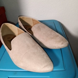 Shein  Faux Suede Slipons size 6.5